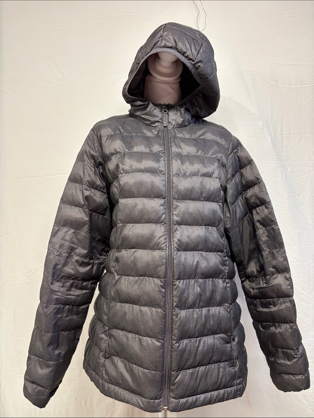 Amazon Essentials Hooded Quilted Puffer Jacket - Charcoal